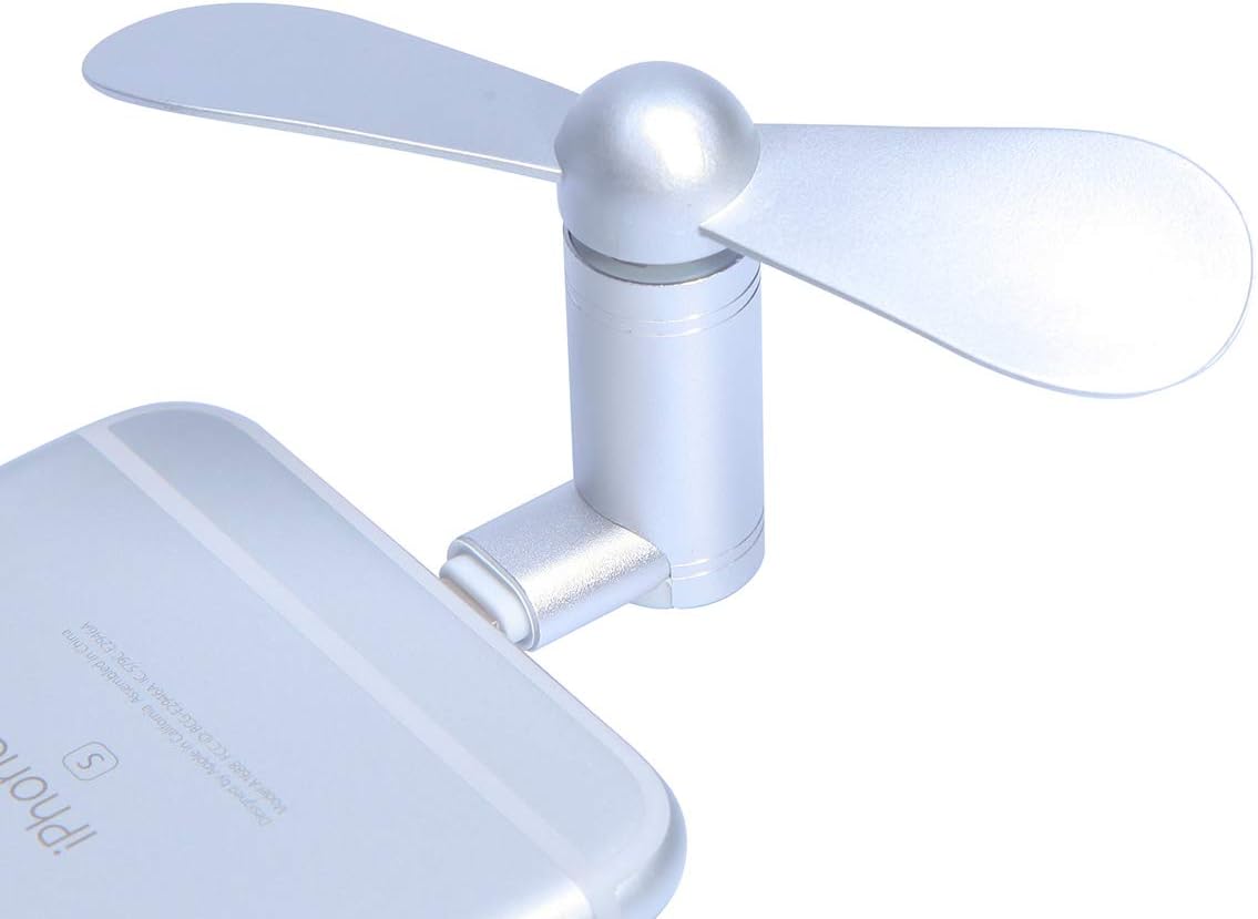 USB Phone Fans,Mini Portable Fans for iPhone Xs 8 Plus 8 7