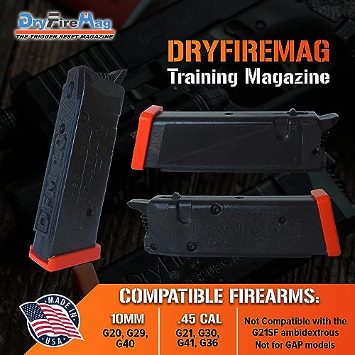 DRYFIREMAG Dry Fire Training Magazine for Glock 10mm/.45 Cal Dry Fire Training System with