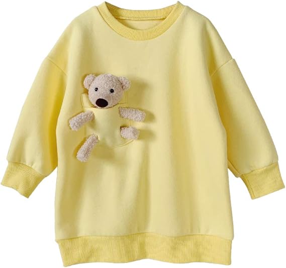 Amazon Littlespring トレーナー キッズ 女の子 クマぬいぐるみ付き スウェット トップス 可愛い 子供服 秋冬 トレーナー パーカー 通販 Amazon Littlespring トレーナー キッズ 女の子 クマぬいぐるみ付き スウェット トップス 可愛い 子供服 秋冬 トレーナー パーカー 通販