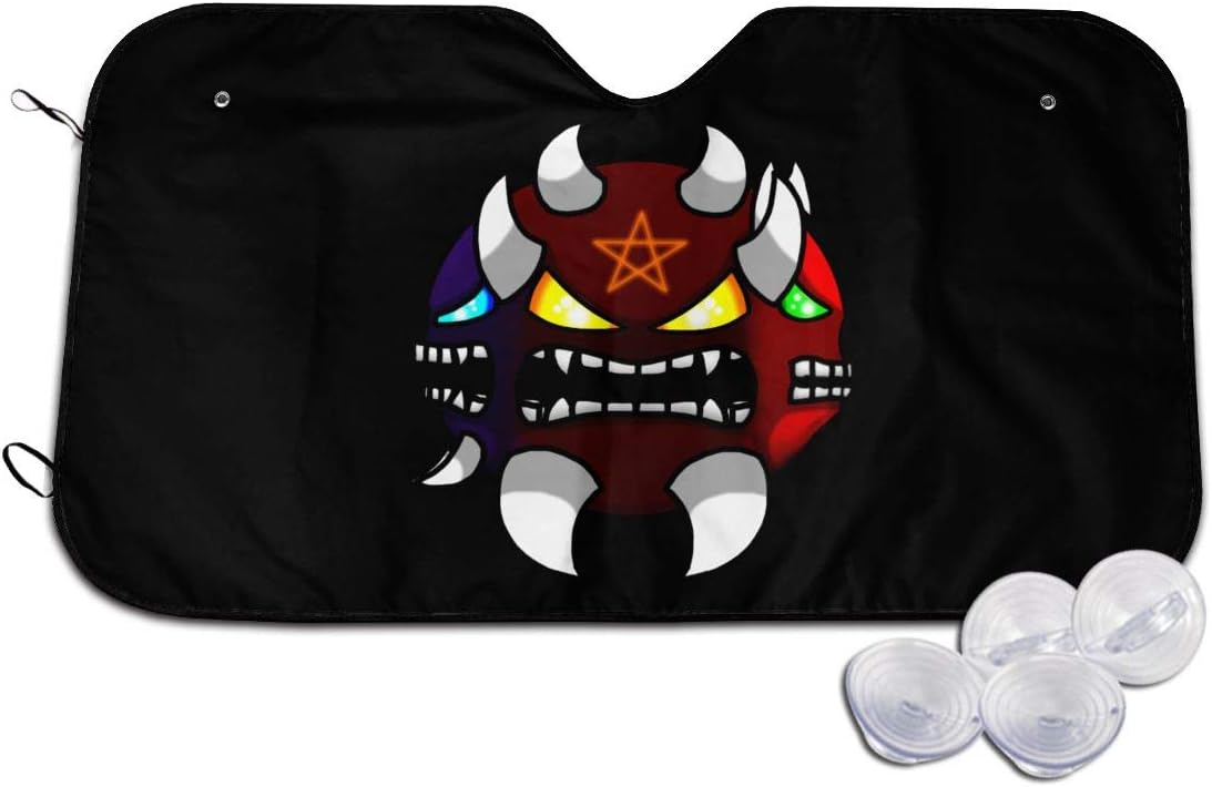 NOT Geometry Dash Car Windshield Snow Cover Frost Guard Protector Front Windshield Sun Shade