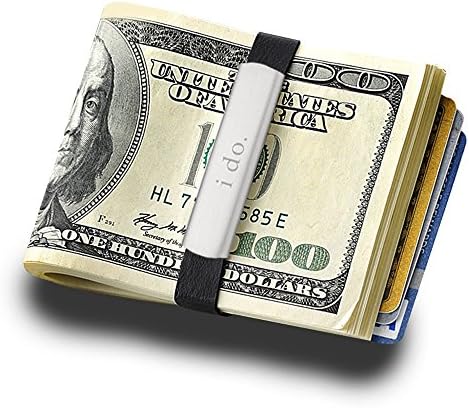 GRAND BAND Money Band, Choice Of Stainless Steel Or Sterling Silver Rubber Money Band Engraved (Sterling-Silver)