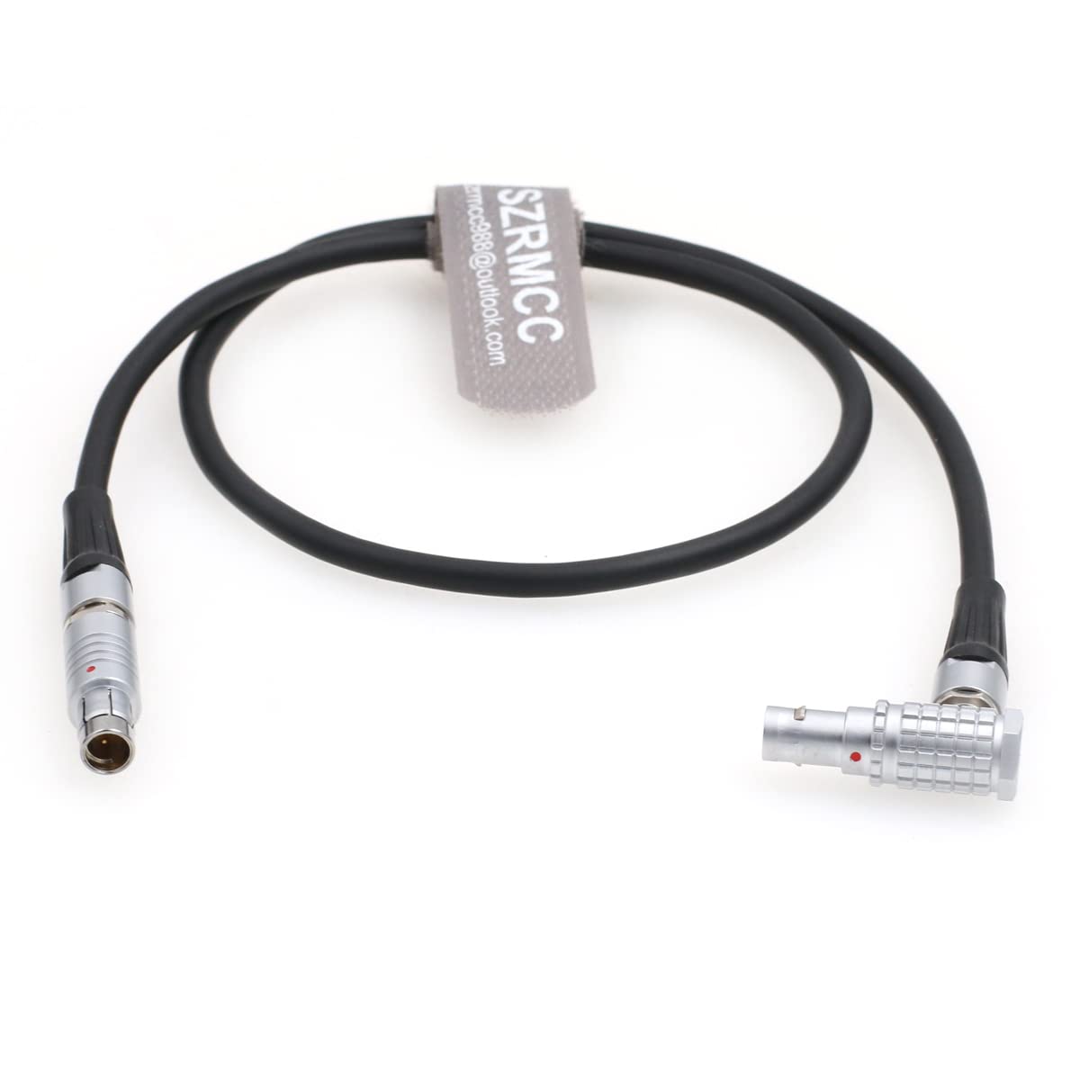 SZRMCC Fischer 3 Pin to 7 Pin Run Stop Cable for ARRI Alexa Mini/Amira Camera to Tilta Right Side Wooden Handle 2.0 Tiltaing Recording Handle (Straight Cable)