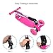 ChromeWheels Scooters for Kids, Deluxe Kick Scooter Foldable 4 Adjustable Height 150lb Weight Limit 3 Wheel, Lean to Steer LED Light Up Wheels, Best Gifts for Girls Boys Age 3-12 Year Old, Pink