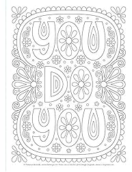 Live a Colorful Life Coloring Book: 40 Images to