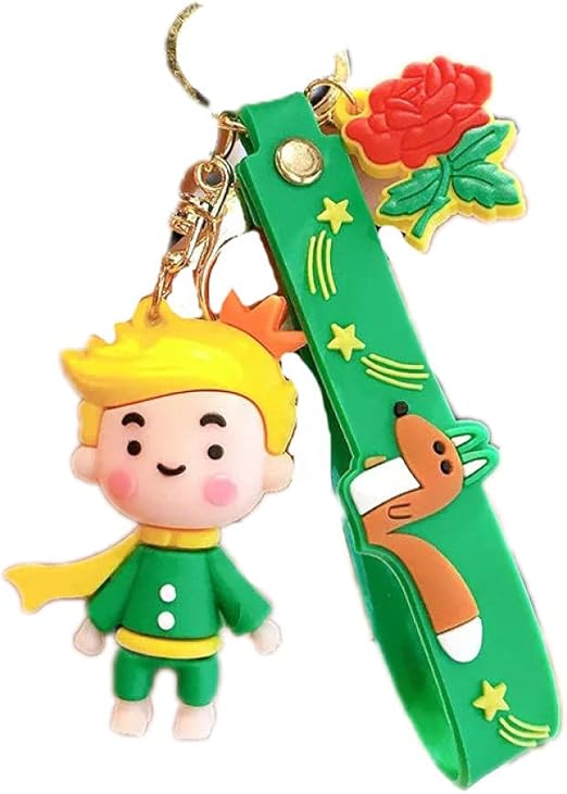 Cute Rose Keychain Accessories Key Chains Pendant Girl Bag KeyRing