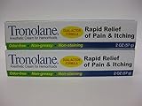 Tronolane Anesthetic Cream for Hemorrhoids , Dual Action Formula , 2 Ounces (Pack of 2)