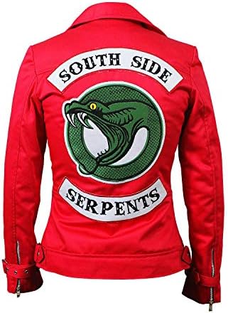 Cordura Jacket - Women Southside Serpents Cheryl Blossom Red Cordura Jacket