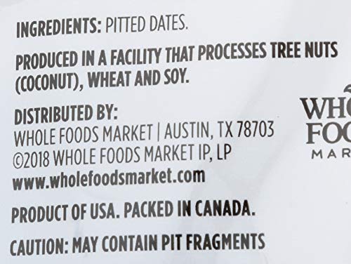 365 BY WHOLE FOODS MARKET, PITTED DATES, 8 OUNCE
