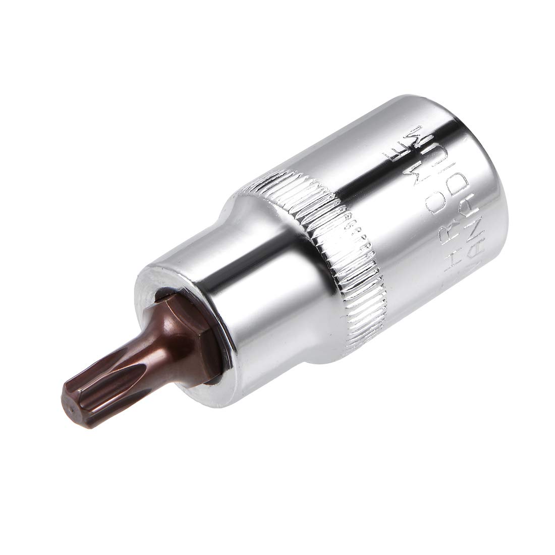 sourcing map 1/2-Inch Drive T35 Torx Bit Socket S2 Steel 55mm Length