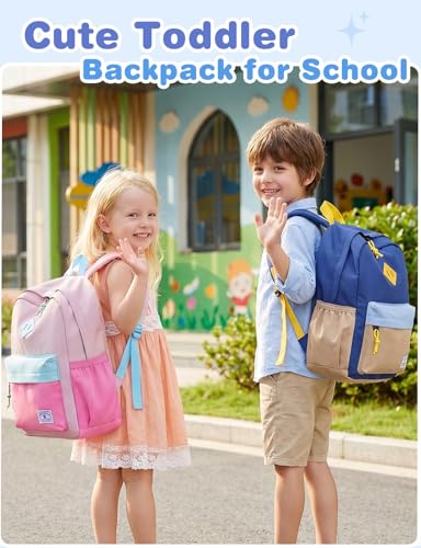 VX VONXURY Unisex Lightweight Children's School Backpack with Chest Buckle and Padded Straps – Ideal for School, Nursery or Daily Use