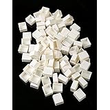 Plastic Empty Watercolor Paint Pans, 100Pcs Half Pans