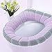 Monoche Bathroom Soft Thicker Warmer Stretchable Washable Cloth Toilet Seat Cover Pads Ideal for Adults and Kids (B)thumb 1