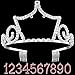 BABEYOND Crystal Rhinestone Birthday Tiara Headband Happy Birthday Crown with Replaceable Age Numbers (Crown with replaceable numbers 0-9)
