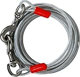 Petmate 1700-Pound Break Strength Tieout Cable, 15-Feet
