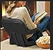 ZEYU HOME Stadium Seat Reclining Bleacher Chair Folding with Back/Sport Chair Reclines Perfect for Bleachers Lawns and Backyards Extra Wide Version (Black)