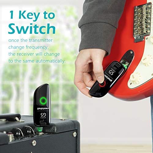 Westshell Upgrade Wireless Guitar Transmitter Receiver Digital Wireless