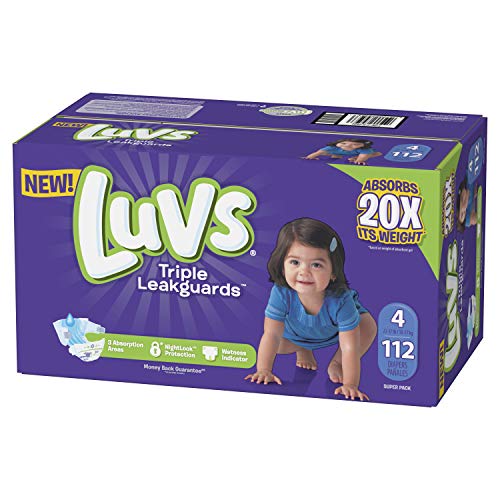 Luvs Diapers Size 4 112 Count