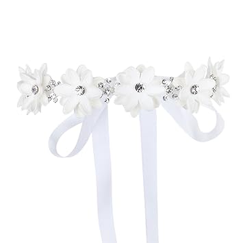 girls white headband