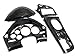 EPR Carbon Fiber for Mazda RX7 FD3S Interior Replacement Parts Kits Panels Cluster Dash Mount (4pcs) LHD