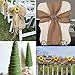 Supla 6 Rolls Assorted Fall Plaid Wired Ribbons and Jute Mesh Burlap Wired Ribbons Decorative Wired Ribbons 2.5