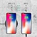 Nekteck Wireless Charger Fast Wireless Charging Pad for Samsung Galaxy S9/ S9+/ S8 /S8 Plus /S7 /S6 S7 Edge/Note 8 5, Standard Charger for iPhone X/Xs Max/ 8/ 8Plus 2 Pack (Adapter NOT Included) 