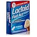Lactaid Fast Act Lactose Intolerance Relief Caplets with Lactase Enzyme to Prevent Gas, Bloating & Diarrhea Due to Lactose Sensitivity, Ideal for Travel & On-The-Go, 12 Packs of 1-Count