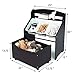 Humble Crew 3-in-1 Kids Bookshelf and Toy Storage Organizer, Espresso - Toddler Organizers with Rolling Toy Box and 3 Plastic Bins – Sturdy Baby Book Shelf, Perfect for Nursery and Playroom