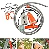 Hihey campingdouche beweegbare opvouwbare emmer-installatieset buitenshuis, kampeerdouchekop voor auto, reis, tuin…