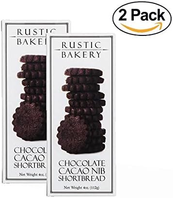 Rustic Bakery Gourmet Handmade Cookie - Chocolate Cacao Nib 4 oz. (2 pack)