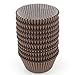 Z ZICOME 300 Count Paper Muffin Baking Liners Cupcake Cups, Standard Size, Brown