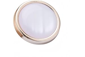 10 PCS Gold White Pearl Buttons Fastener - Versatile Sewing Accessories for DIY Garment, Clothing, Handmade Projects, and Scr