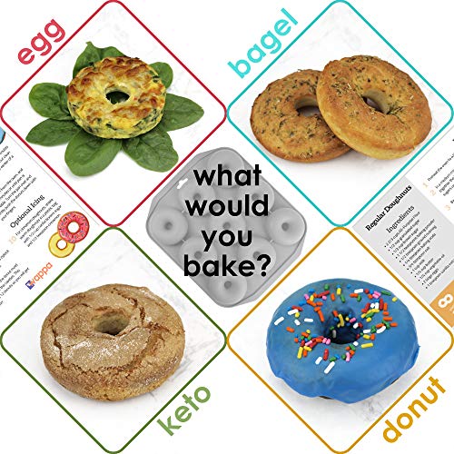 5 Non+Stick+Silicone+Approved+Dishwasher+Doughnut