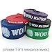 WOD Nation Assisted Pull Up Resistance Exercise Band | (Single unit) | Perfect for Muscle Ups, Chin Up Assist, and Ring Dips in Crossfit Training | Best Mobility Bands to Stretch Arms and Legs. 41 Inch Loop Band. Chose From 5 Different Pull-up Assist Bands - Heavy, Medium or Light Resistance. Physical Therapy Bands Can Be Used for Body Weight Strength Training. Made of 100% Rubber Latex and Comes With the Best Lifetime Guarantee.