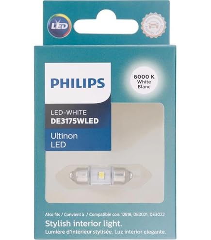 Amazon.com: Philips Automotive Lighting 168WLED Ultinon LED (White
