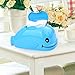 Whale Tissue Box Holder Cover with Lid Novelty Cute Smile Blue Whale Baby Toilet Paper Tissue Tray Holder with Cover