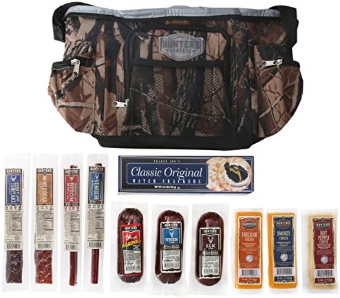 Hunters Reserve “Wild Game” Camo Cooler Bag with Assorted Premium Meats & Cheeses, 50 Ounce