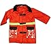Fireman Costume for Kids - Firefighter Costume - Dress Up for Kids - (7 Pc Set) With Case by Tigerdoe