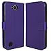 LG Fiesta LTE Case, LG X Charge Case, LG X Power 2 Case, TAURI [Stand Feature] Wallet [PU Leather] Protective Case Flip Cover for LG Fiesta LTE/LG X Charge/LG X Power 2 - Purple