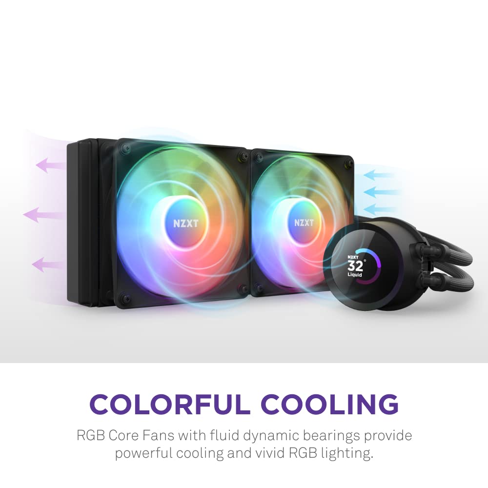 NZXT Kraken 360 RGB - 360mm AIO CPU Liquid Cooler - Customizable 1.54