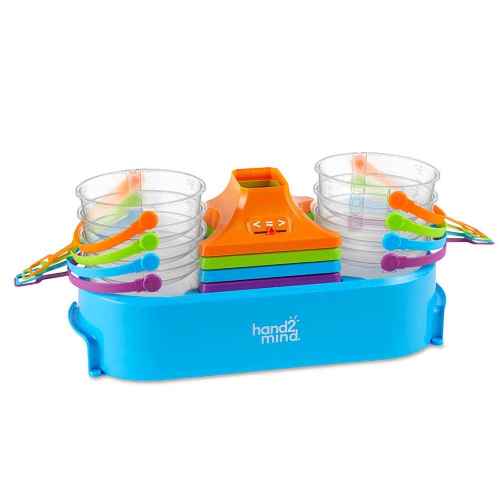 Learning Resources 93405 Nestable Pan Balances Set of 4, Multi