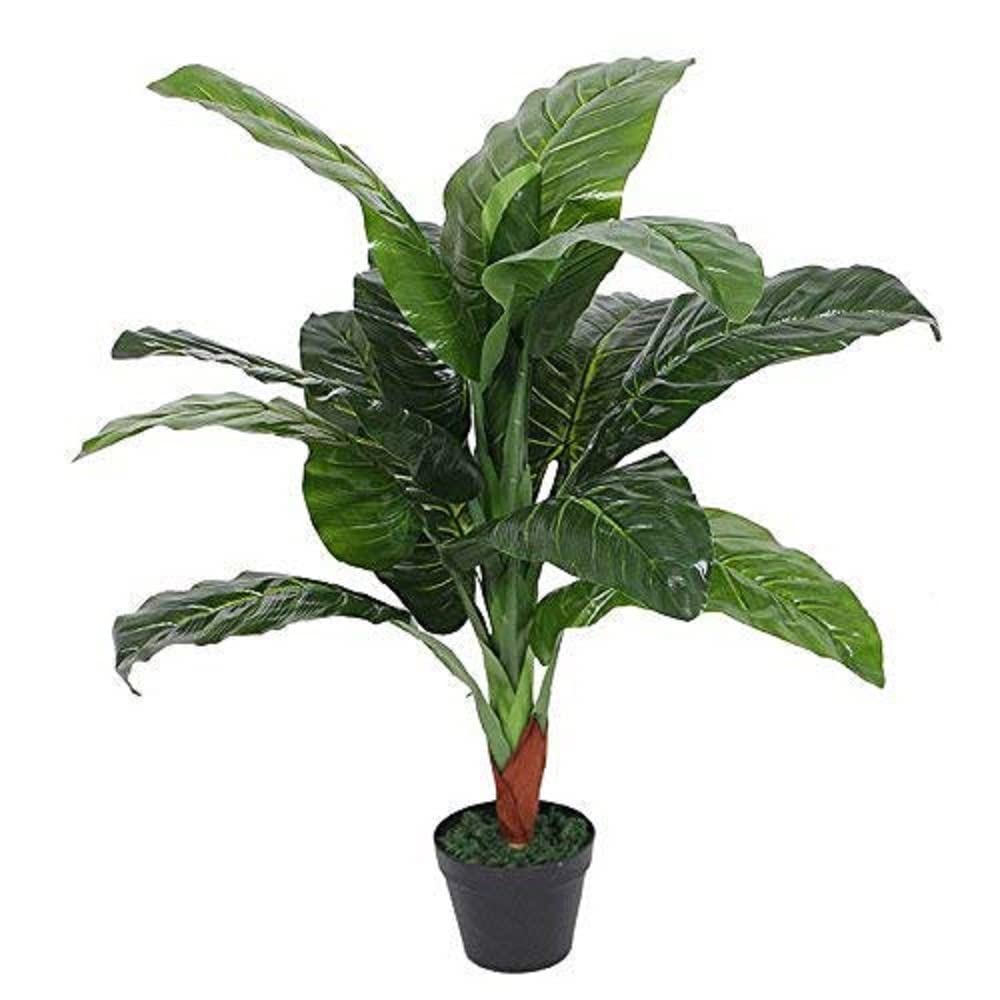 Leaf Artificial Large Leaves Tropical Plants, Colocasia, 105cm
