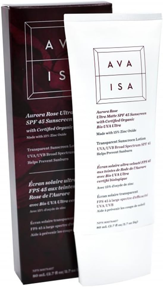 CyberDERM Natural Ava Isa Aurora Rose Tinted Facial Sunscreen SPF 45