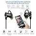 Charmast Bluetooth in Ear Headphones Wireless Earphones Magnetic Earbubs IPX7 Waterproof Noise-Cancelling Sports APTX for Running Exercise Gym (cm-7 Pro Blackout)