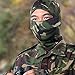 WTACTFUL Camouflage Balaclava Face Mask Hood Ninja Outdoor Cycling Motorcycle Hunting Hiking Tactical Airsoft Paintball Gear Wind Dust Sun UV Breathable Full Face Mask SP-06