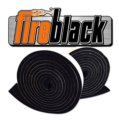 BBQgaskets.com FireBlack34 for Big Green Egg Small Medium & Mini 3/4 x 1/8 Black Hi Temp BBQ Smoker Gasket 15 ft