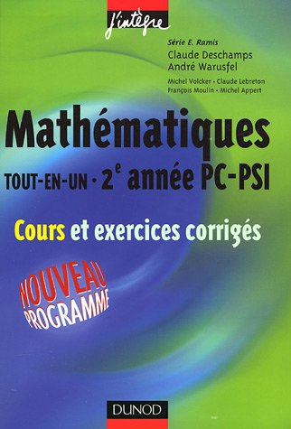 Mathématiques, PC-PSI