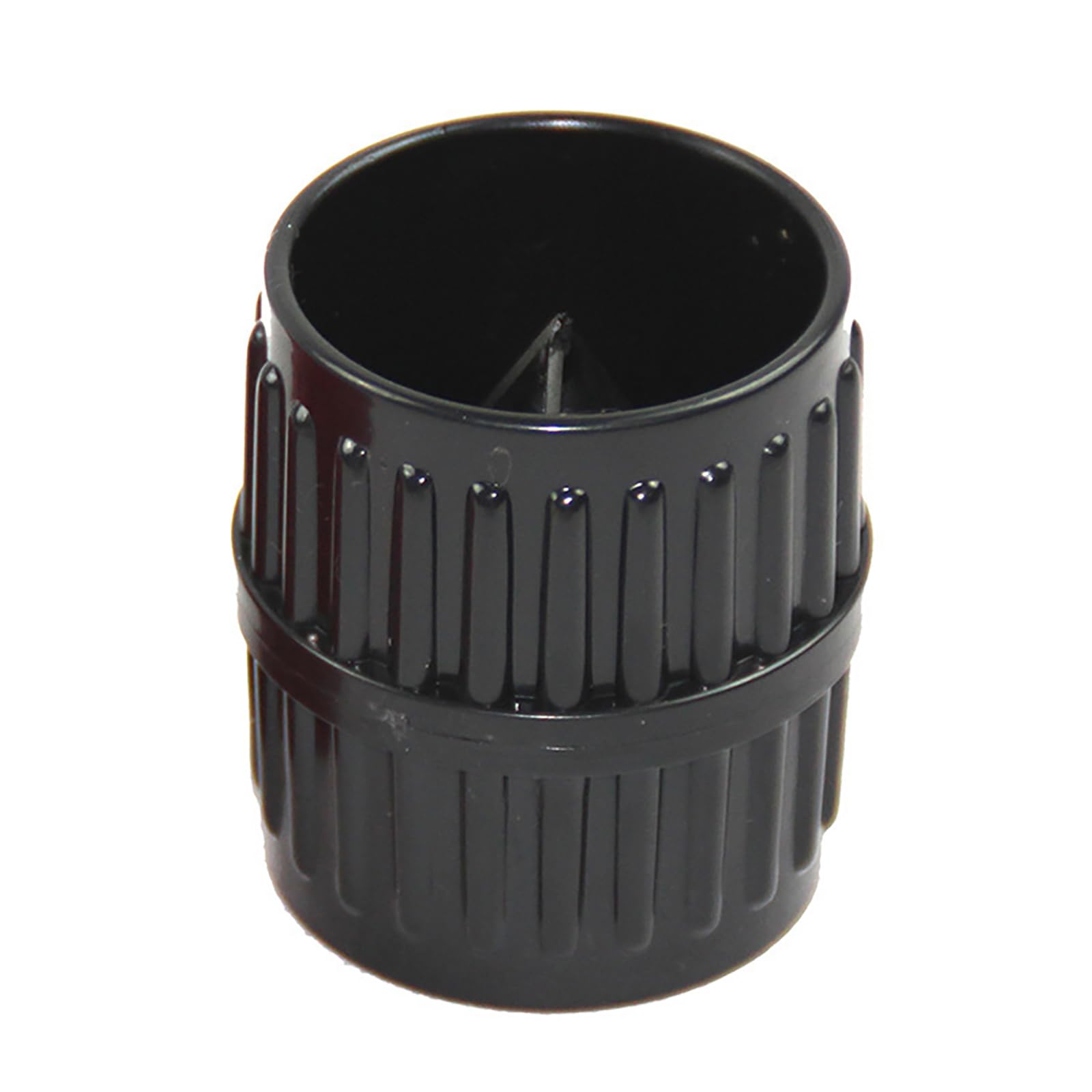 Black Manual 2 in 1 Pipe Deburring Tool Plastic Pipe Reamer Hand Chamfering Tool Inner-Outer Reaming Deburring Cutters Pipe Reamer for Copper Aluminum PVC PPR