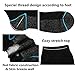 Copper Infused Athletic Crew Socks for Mens and Womens - Moisture Wicking Anti Smell Ankle Socks 4/5 Pairs