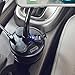 TNP Smartphone Car Mount Holder Charger Station - Universal Car Cup Holder Mount with 3 Sockets and 2 USB Charge Port 2.1A for iPhone 7, 7 Plus, 6, 6 Plus, Samsung Galaxy Android Smart Phone, Camera