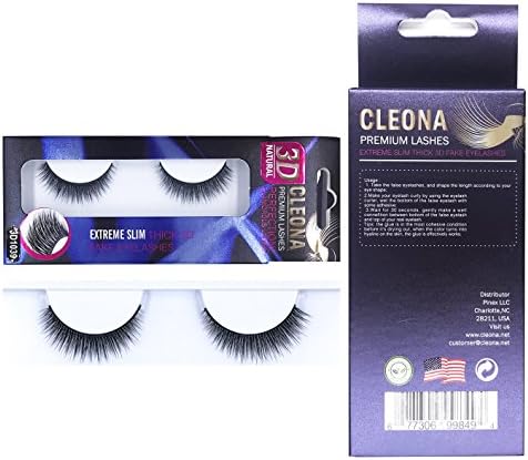 Cleona’s Extreme Slim 3D Handmade False Eyelashes (1039)